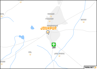 map of Jodhpur