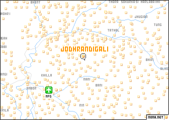 map of Jodhran di Gali