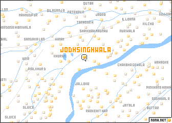 map of Jodh Singhwāla
