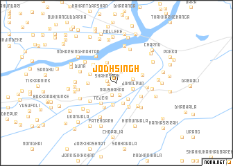 map of Jodh Singh
