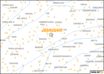 map of Jodhu Dhīr