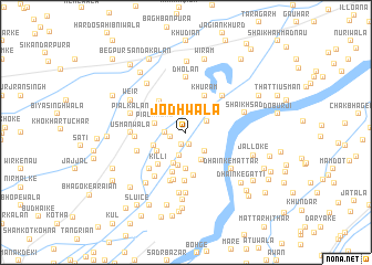 map of Jodhwāla