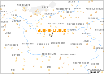 map of Jodhwāli Dhok