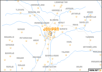 map of Jodipan