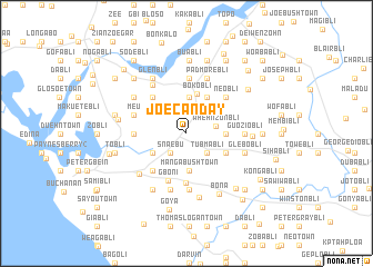 map of Joe Canday