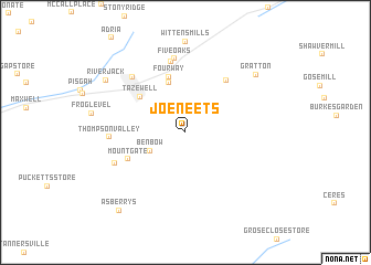 map of Joe Neets