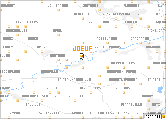 map of Joeuf