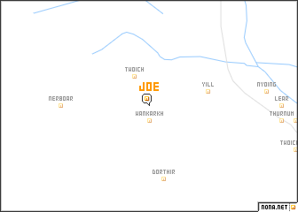 map of Joe