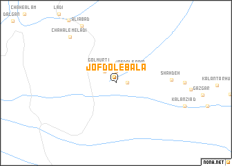 map of Jofdol-e Bālā