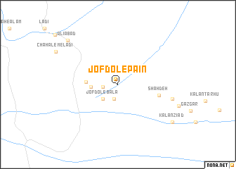 map of Jofdol-e Pā\