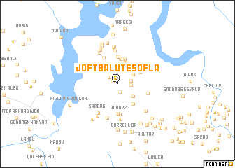 map of Joft Balūţ-e Soflá