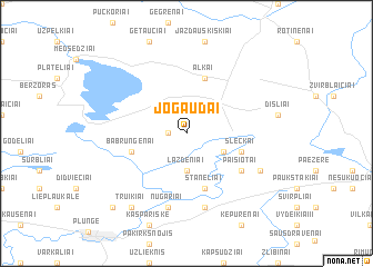 map of Jogaudai