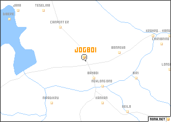 map of Jogboi