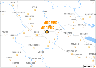 map of Jõgeva