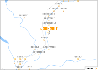 map of Joghrbīt