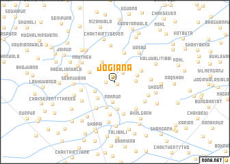 map of Jogiāna