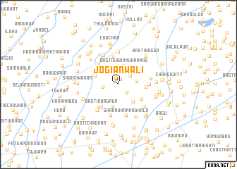 map of Jogiānwāli