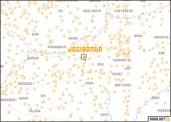map of Jogi Bānda