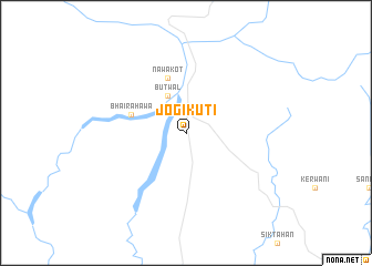 map of Jogīkuti