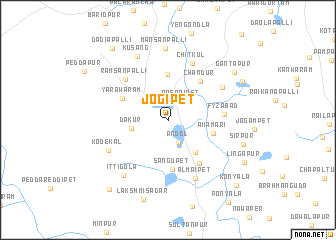 map of Jogipet