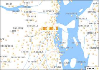 map of Jogīwāla