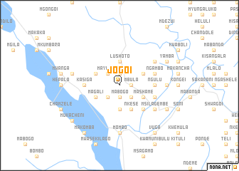 map of Jogoi