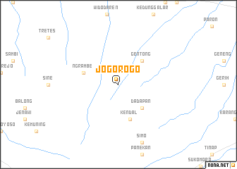 map of Jogorogo