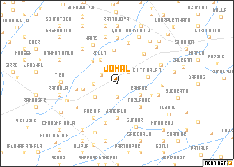 map of Johal