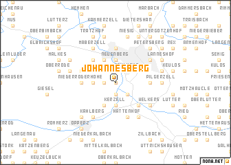 map of Johannesberg