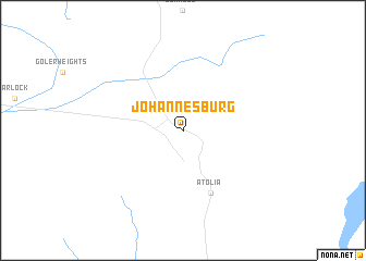 map of Johannesburg