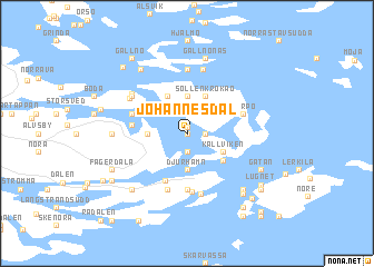 map of Johannesdal