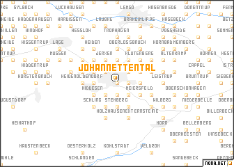 map of Johannettental