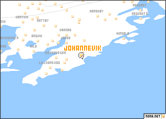 map of Johannevik