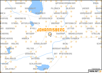 map of Johannisberg