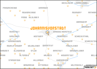 map of Johannis-Vorstadt