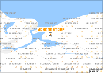 map of Johannstorf