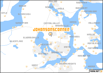 map of Johansons Corner