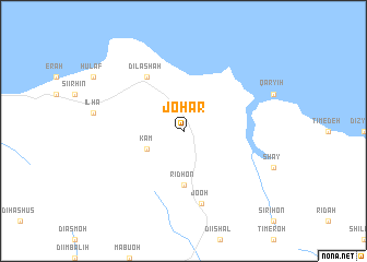 map of Joʼhār
