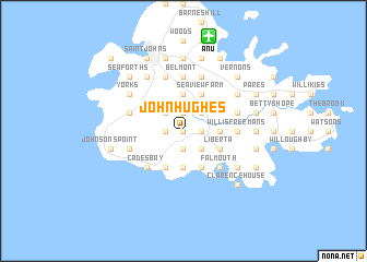 map of John Hughes