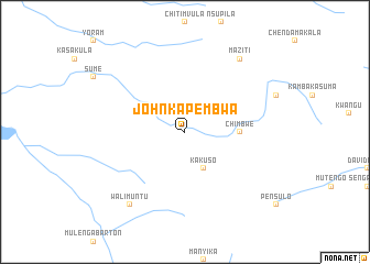 map of John Kapembwa