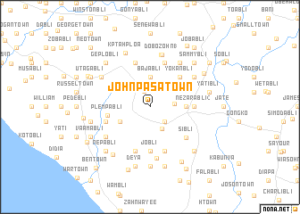 map of John Pasa Town