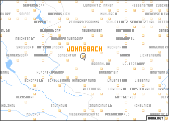 map of Johnsbach