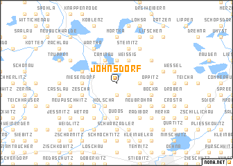 map of Johnsdorf