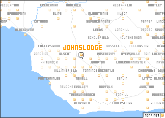 map of Johns Lodge