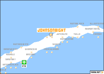 map of Johnson Bight