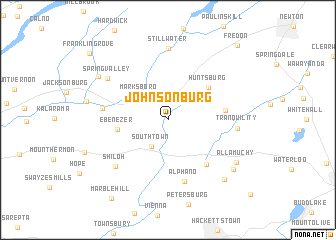 map of Johnsonburg