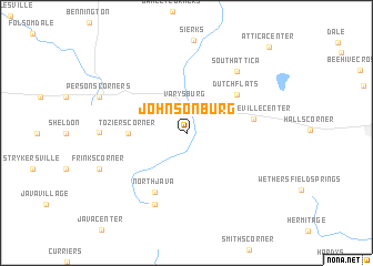 map of Johnsonburg