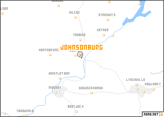 map of Johnsonburg
