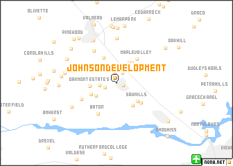 map of Johnson Development