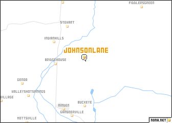 map of Johnson Lane